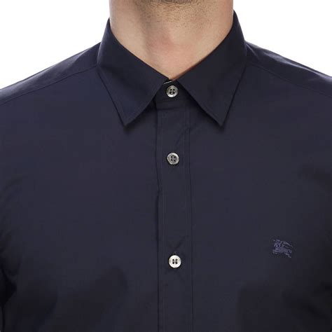 burberry navy hemd herren|burberry shirts for men.